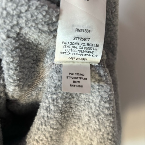 Patagonia Better Sweater 1/4 - Zip Fleece in Birch White - Picture 9 of 10